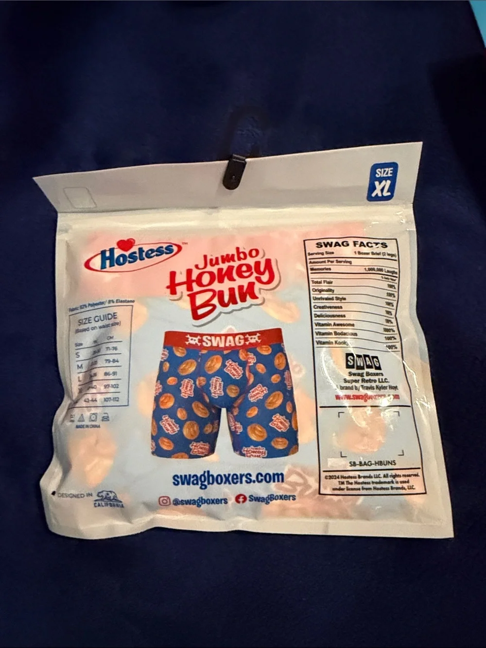 Swag Flavors! 4 pack set of X-Large soft boxes with a side of snack appeal!